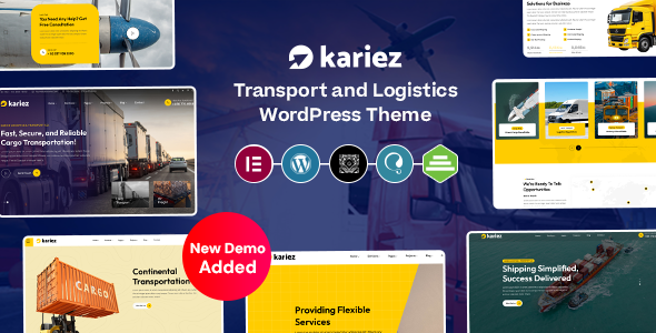 Kariez – Transportation & Logistics WordPress Theme Nulled