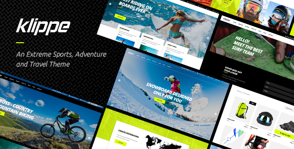 Klippe – Adventure Tours and Extreme Sports WordPress Theme Nulled
