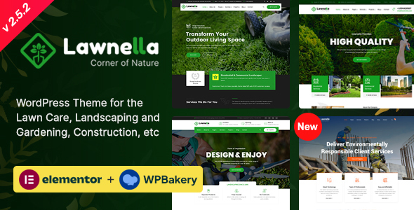 Lawnella – Gardening & Landscaping WordPress Theme Nulled