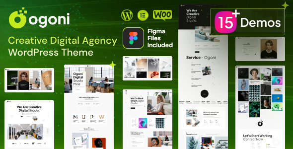 Ogoni – Creative Agency and Portfolio WordPress Theme