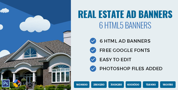 Real Estate – HTML Ad Banners Nulled