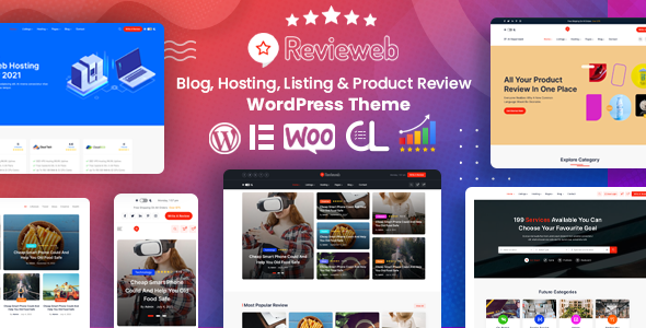 Revieweb – Review WordPress Theme Nulled