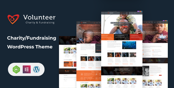 Volunteer – Charity/Fundraising WordPress Theme