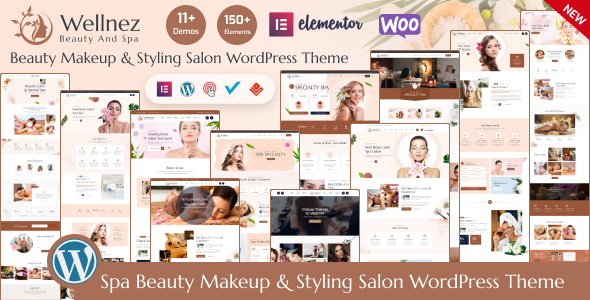 Wellnez – Beauty Spa & Wellness Salon WordPress Theme Nulled