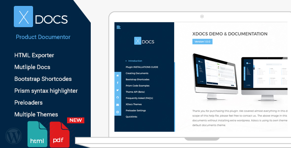 X Docs WordPress Product Documentation Creator Nulled