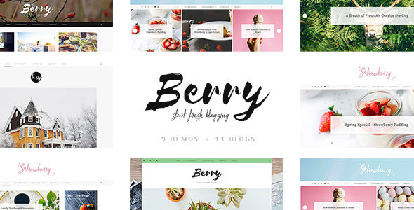 Berry – A Fresh Personal Blog and Shop Theme — blog-magazine preview
