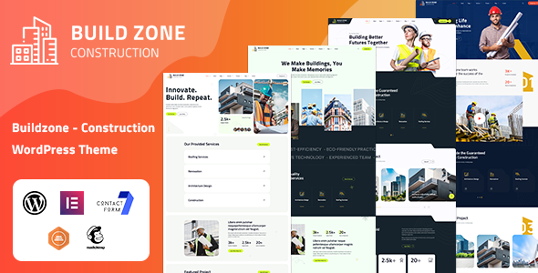 Buildzone – Construction And Architecture WordPress Theme
