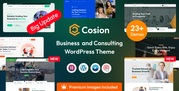 Cosion – Business Consulting WordPress Theme