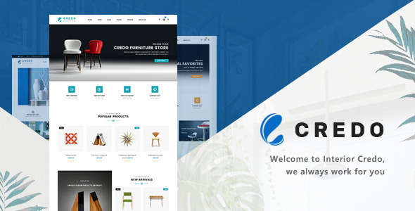 Credo | Handmade Furniture WooCommerce WordPress Theme Nulled