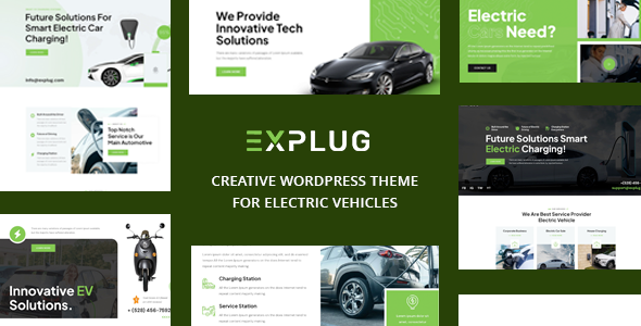 Explug – EV WordPress Theme Nulled