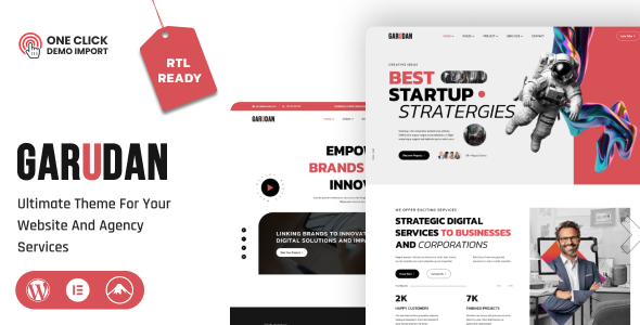 Garudan – Creative Agency WordPress Theme — business preview