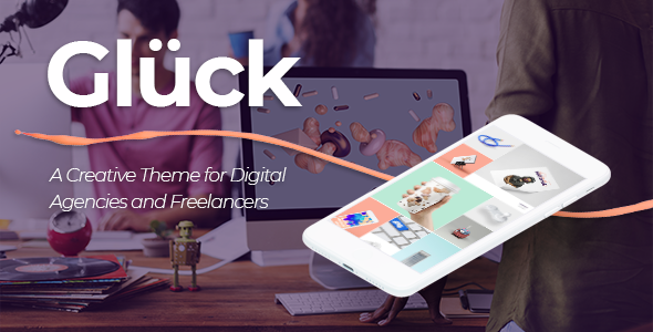 Glück – Digital Agency WordPress Theme Nulled
