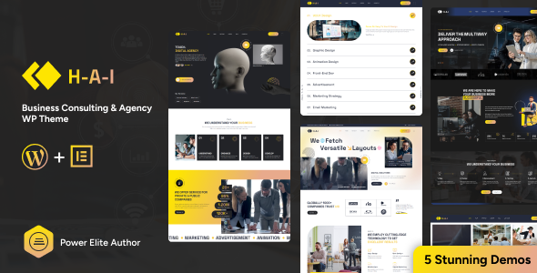 Hai – Elementor Agency  WordPressTheme