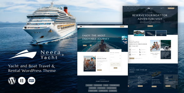 Neera – Yacht, Boat Travel & Rental WordPress Theme Nulled