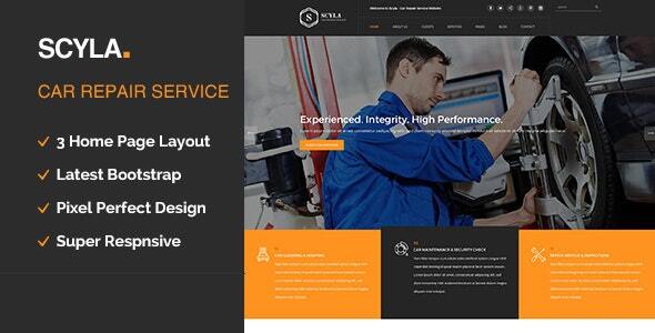 Scyla || Auto Mechanic & Car Repair WordPress Theme Nulled