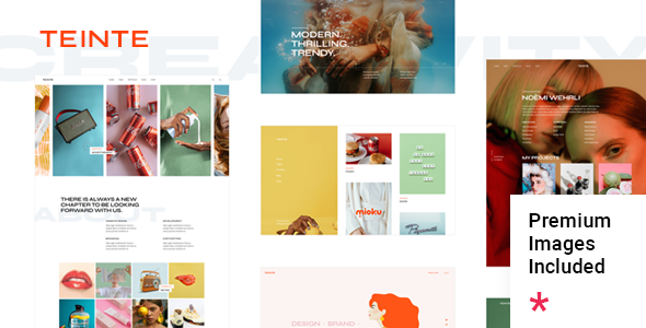 Teinte – Creative Portfolio WordPress Theme Nulled
