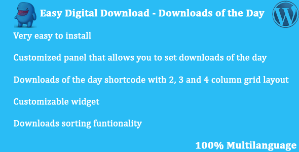 Easy Digital Downloads – Downloads of the Day Nulled