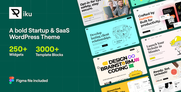 Piku – Startup & SaaS WordPress Theme Nulled