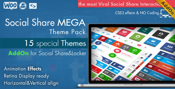 Social Share Mega Theme Pack – WordPress Nulled