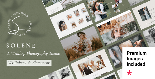Solene – Wedding Photography WordPress Theme Nulled
