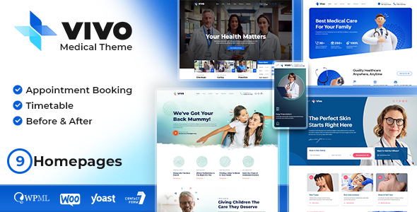 Vivo – Health & Medical WordPress Theme Nulled