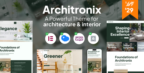 Architronix – Creative Interior Exterior Architecture Design Portfolio WordPress Theme Nulled