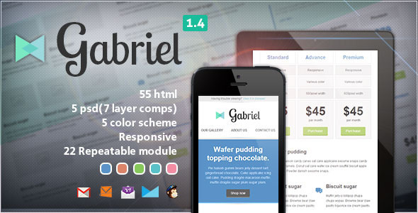Gabriel – Responsive E-mail Template