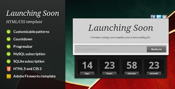 Launching Soon 1.0.0 – Premium Coming Soon Template – Review