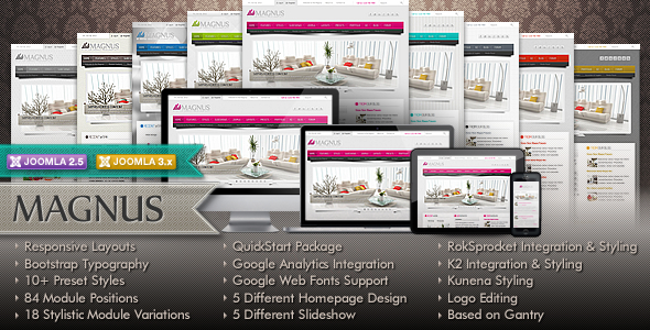 Magnus Multipurpose Joomla Theme Nulled