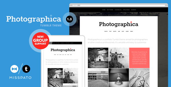 Photographica 1.7 – Portfolio Tumblr Theme – Review Nulled