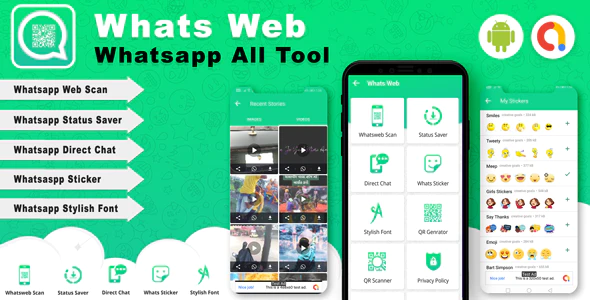 Android Whats Web – Whatsapp all tools App (Version -2)