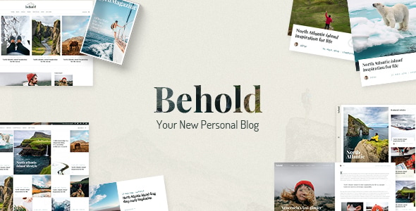 Behold – Personal Blog WordPress Theme Nulled