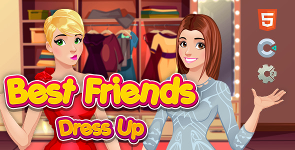 Best Friends (Dress Up) – HTML5 Game