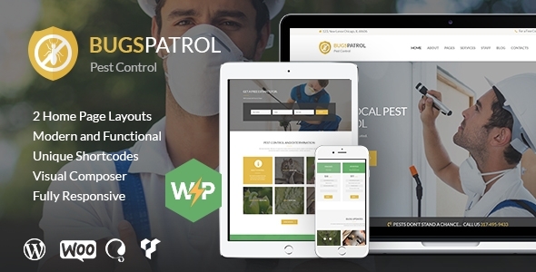 BugsPatrol – Pest Control & Disinsection Services WordPress Theme — business preview