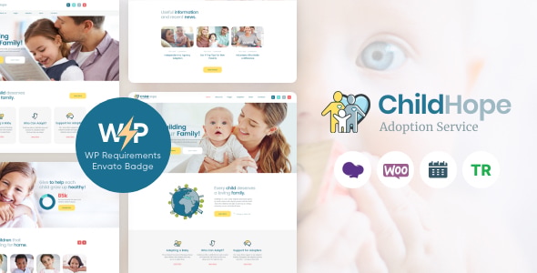 ChildHope | Child Adoption Services & Nonprofit WordPress Theme Nulled