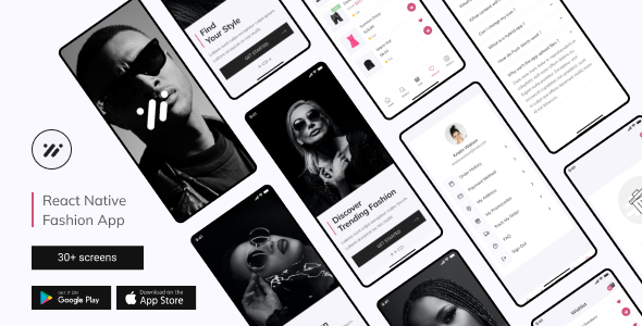 Evelin – React Native Fashion Store App | CLI 0.70.6 — Mobile preview