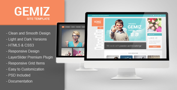 Gemiz 1.0.0 – Portfolio HTML Template – Review