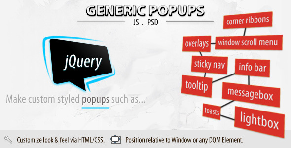 Generic Popups (jQuery) Nulled