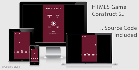 Gravity Dots – HTML5 Game Nulled