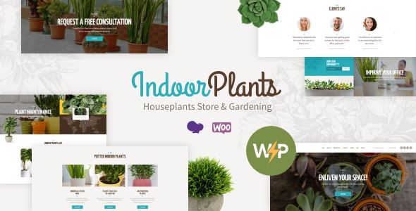 Indoor Plants | Houseplants Store & Florist WordPress Theme Nulled