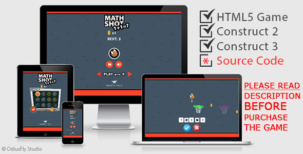 Math Shot – HTML5 Game