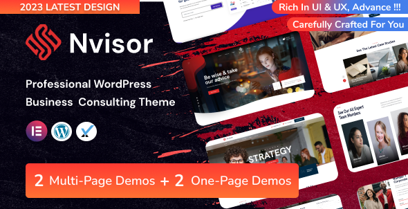 Nvisor – Business Consulting WordPress — business preview