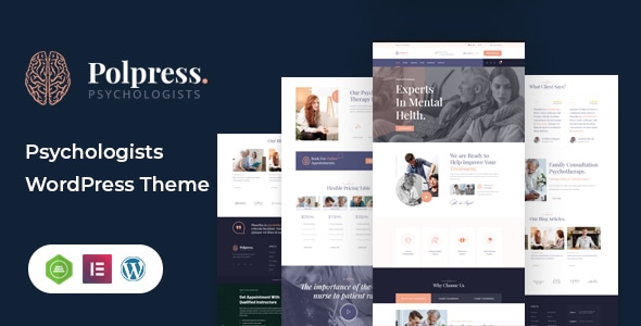 Polpress – Psychiatric therapy WordPress Theme — health-beauty preview