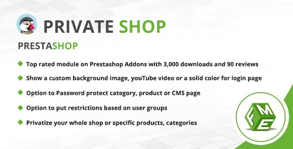 Prestashop Private Shop – Login to See Products or Store Module Nulled