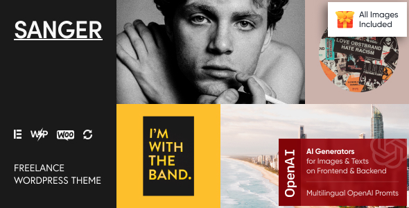 Sanger – Freelance, Consultant & Outsource WordPress Theme