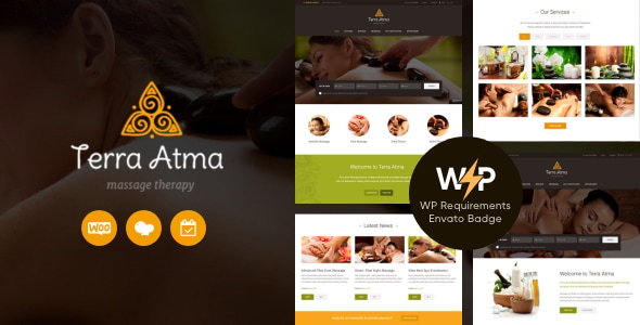 Terra Atma | Spa & Massage Salon Wellness WordPress Theme Nulled