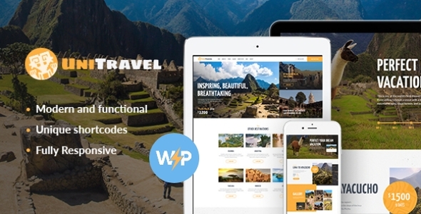 UniTravel | Travel Agency & Tourism WordPress Theme Nulled