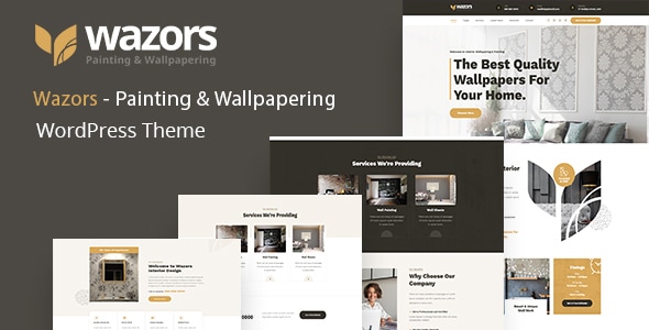 Wazors – Painting & Wallpapering WordPress Theme Nulled