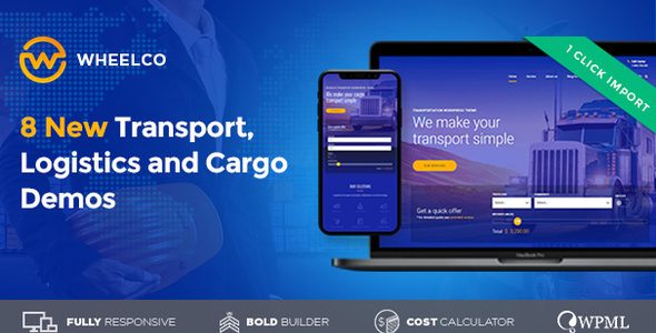 Wheelco – Cargo, Transport & Logistics WordPress Theme