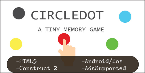 CircleDot (HTML5 Game + Construct 2 CAPX) Nulled